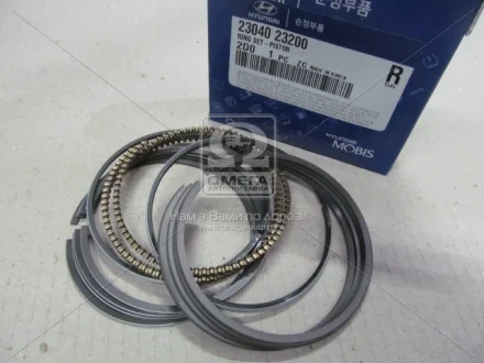 Кільця поршневі STD 2000 CC - BETA,DOHC - MPI (23040-23200) Mobis MOBIS 2304023200