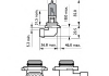 Лампа накаливания HВ3 WhiteVision 12V 55W P20d (+60) (4300K) 1шт. blister PHILIPS 9005WHVB1 (фото 3)