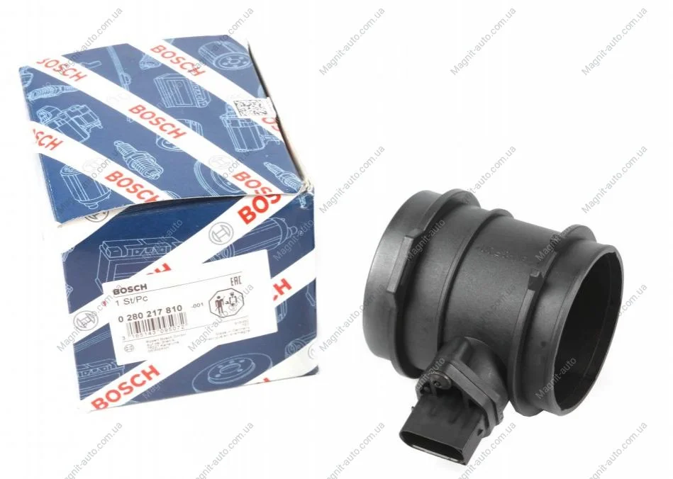 Датчик массового расхода воздуха MB E-CLASS (W210,W211), S-CLASS (W220) -05 (пр-во Bosch) BOSCH 0 280 217 810 (фото 1)
