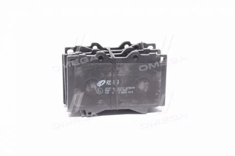 Колодка торм. TOYOTA LAND CRUISER (_J7_), LAND CRUISER 100 (_J10_) передн. REMSA 0707.04