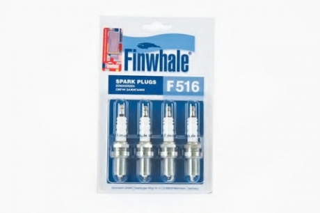 Свеча зажигания ВАЗ 2110-2112, 1117-1119,2170-2172 16 клап (компл.4 шт) Finwhale F516 (фото 1)