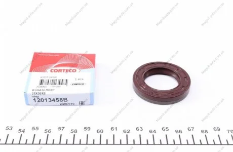Сальник FRONT DAEWOO/CHEVROLET/OPEL 1,8/2,0 16V 31X50X8 FPM B1BAVISLRDX7 CORTECO 12013458B