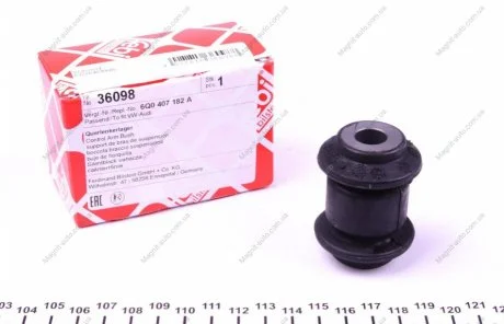 Сайлентблок рычага SEAT CORDOBA, SKODA FABIA 00- перед. мост с двух сторон (FEBI) FEBI BILSTEIN 36098
