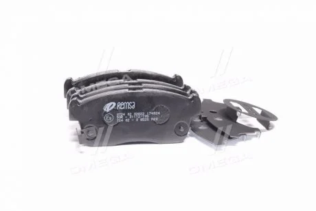 Колодка гальм. диск. DAIHATSU CHARADE 1.0 03-, CUORE VII 03-, TREVIS 06 - передн. (виробництво) REMSA 0724.02