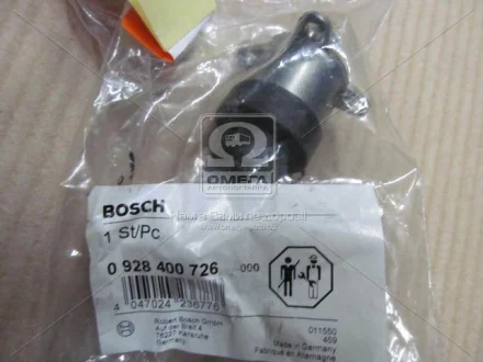 Регулятор давления топлива BOSCH 0 928 400 726