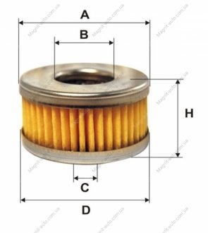 Фильтр топл. (смен.элем.) газ. оборуд. Tomasetto /PM999/12 (WIX-Filtron) WIX FILTERS WF8351