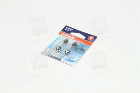 Лампа накаливания C5W 12V 5W (2 шт.) blister OSRAM 641802B