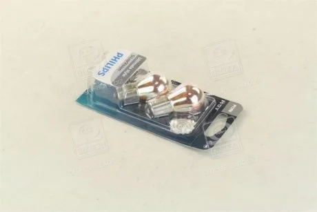 Лампа накаливания PY21W 12V 21W BAU15s SilverVision (blister 2шт) (пр-во Philips) PHILIPS 12496SVB2