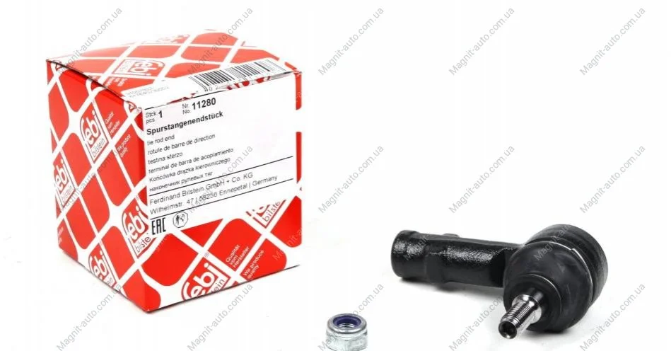 Наконечник рулевой тяги левый FEBI BILSTEIN 11280 (фото 1)