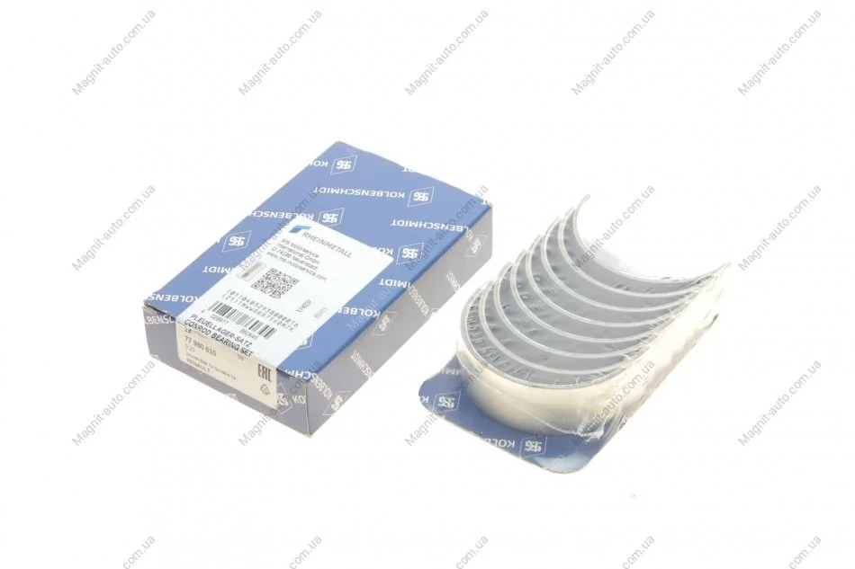 Шатунный подшипник (0,25) NISSAN INTERSTAR, PRIMASTAR OPEL MOVANO A, VIVARO A RENAULT AVANTIME, ESPACE III, ESPACE IV, LAGUNA II, MASTER II, TRAFIC II, VEL SATIS 2.2D/2.5D 12.97- KOLBENSCHMIDT 77980610 (фото 1)