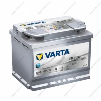 Аккумулятор 60Ah-12v Silver Dynamic AGM (D52) (242х175х190),R,EN680 VARTA 560 901 068