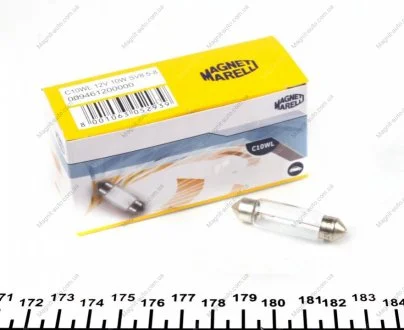 Лампа розжарювання C10W 12V 10W MAGNETI MARELLI 009461200000