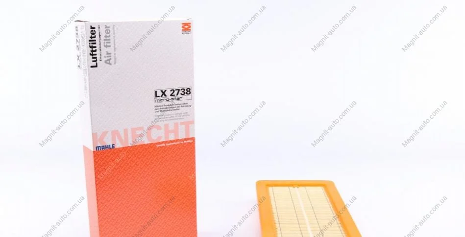 Фильтр воздушный Mahle Citroen, Fiat, Peugeot MAHLE / KNECHT LX2738 (фото 1)