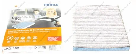 Фильтр салона, антибактериальный, 1.9-2.5TDI MAHLE / KNECHT LAO182