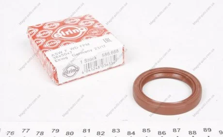 Сальник N BMW M20/M21/M40, TOYOTA 3S-FE/5S-FE/5VZ-FE 38X50X7 ELRING 586.668