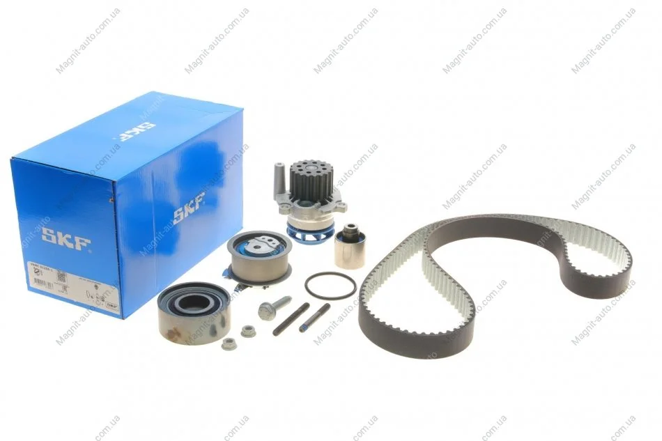 Комплект ременя ГРМ з водяним насосом, 2.0TDI 05-10 SKF VKMC 01255-1 (фото 1)