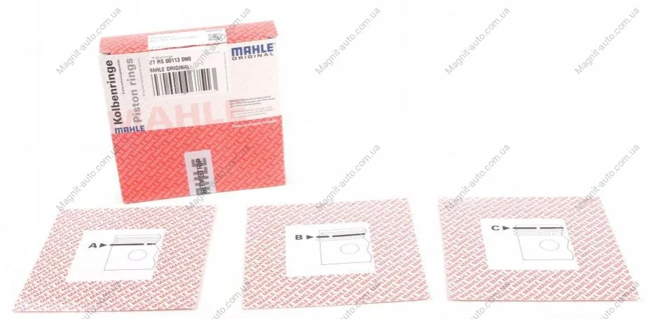 Комплект поршневых колец MAHLE / KNECHT 021 RS 00113 0N0 (фото 1)