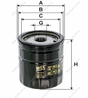 Фільтр оливний, 2.0 BiTDI 09- WIX FILTERS WL7525