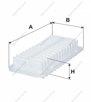 Фильтр воздушный TOYOTA YARIS II, III 1.33 VVT 09- (WIX-FILTERS) WIX FILTERS WA6665