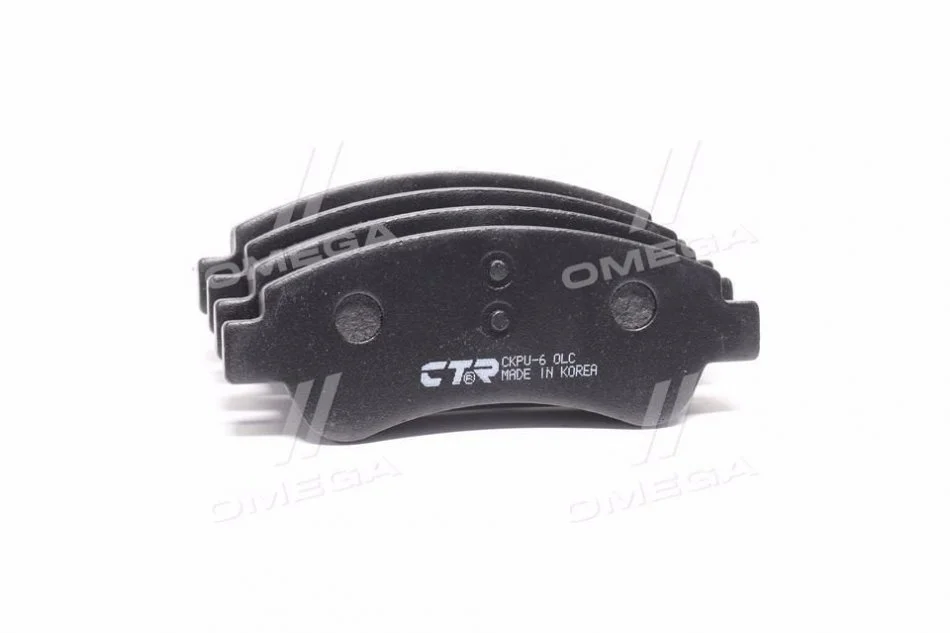 Колодка торм. CITROEN C3, C4, DS3 PEUGEOT 206, 207 передн. (пр-во) CTR CKPU-6 (фото 1)