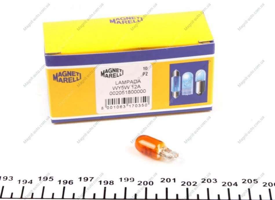 Лампа розжарювання MAGNETI MARELLI 002051800000 (фото 1)