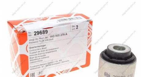 Сайлентблок рычага VW PASSAT VI задн. ось, верхн. внешн. (Febi) FEBI BILSTEIN 29689