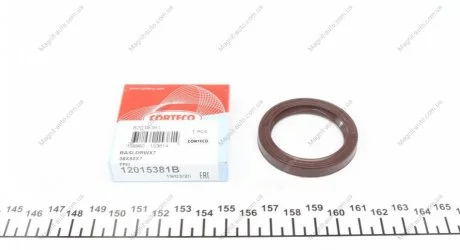 Сальник двигуна N BMW M20/M21/M40/M43 38X50X7 FPM BAVISLDRWX7 (вир-во Corteco) CORTECO 12015381B