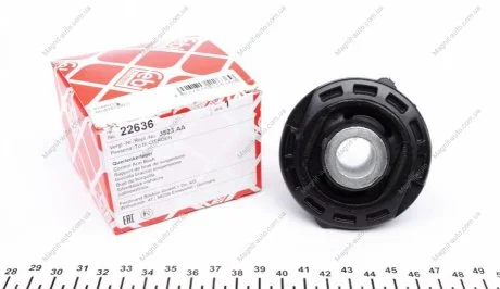 Сайлентблок рычага CITROEN C2, C3 02- перед. мост сзади (FEBI) FEBI BILSTEIN 22636