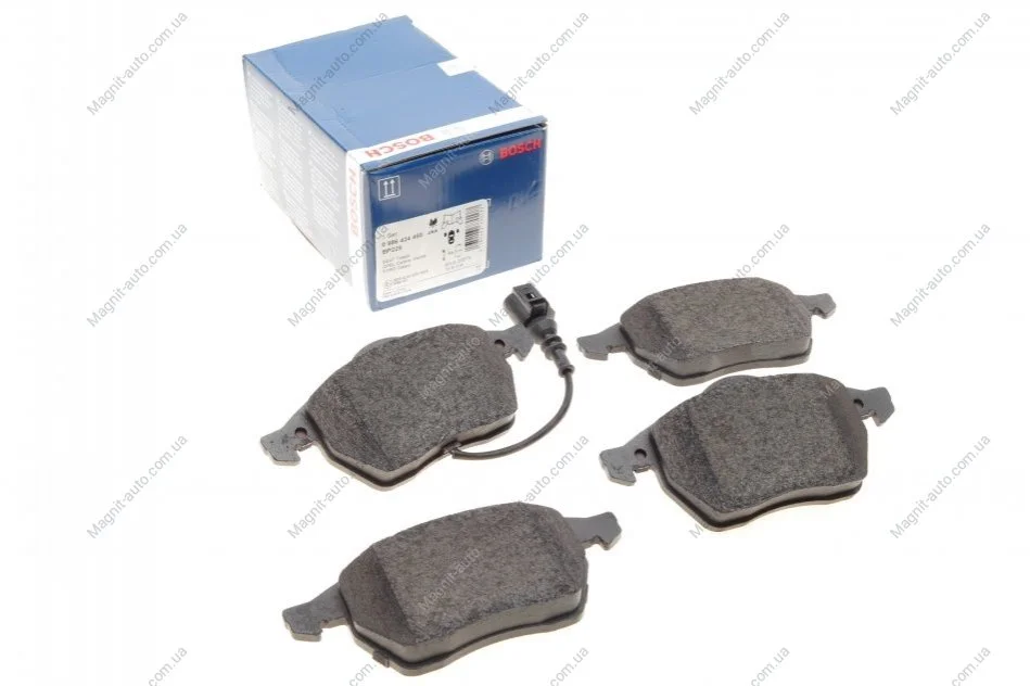 Колодки гальмівні дискові AUDI A3/TT/SEAT Leon/SKODA Octavia/VW Bora/Golf/Jetta -05 BOSCH 0 986 424 460 (фото 1)
