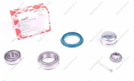 Подшипник ступицы колеса (компл.) AUDI, SEAT, VW задн. (Febi) FEBI BILSTEIN 03674
