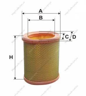 Фільтр повітряний CITROEN, PEUGEOT /AE311 (вироб-во WIX-FILTERS) WIX FILTERS WA6485