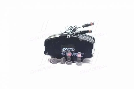 Колодка тормозов. диск. MB 190 (W201), E-CLASS (W124) передн. (произ-во) REMSA 0189.02