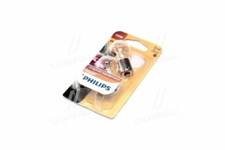 Автолампа Philips Vision P21W BA15s 21 W прозрачная PHILIPS 12498B2