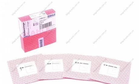 Комплект поршневих кілець Mahle FORD/MAZDA MX-5,Focus C-Max,Mondeo 1,8 00- MAHLE / KNECHT 015 68 N0