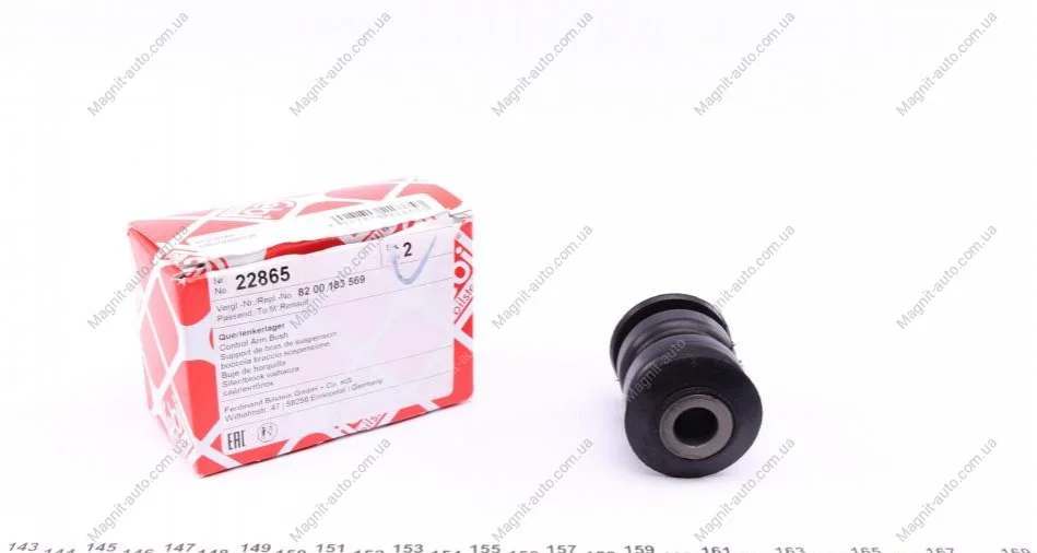 Сайлентблок NISSAN/RENAULT Micra III (K12)/Note (E11)/Clio/Modus "F "03>> FEBI BILSTEIN 22865 (фото 1)