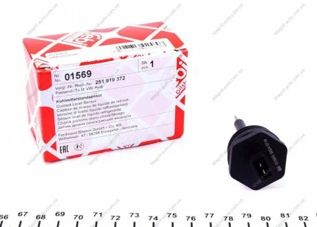 Датчик уровеня охлаждающей жидкости SEAT, VOLKSWAGEN (FEBI) FEBI BILSTEIN 01569