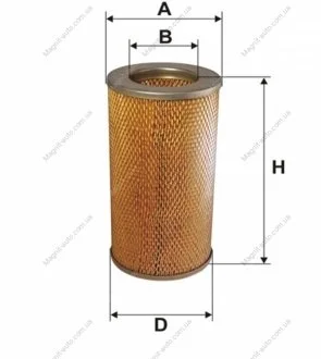 Фільтр повітряний, Toyota 2.4 Hiace 95- WIX FILTERS WA6118