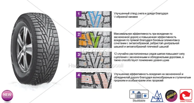 Шина 205/65R16C 107/105R Winguard WinSpike SUV (під шип) (Nexen) NEXEN 14037 (фото 1)