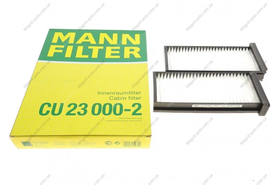 Фільтр салону MANN CU23000-2 (фото 1)