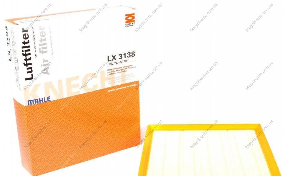 Фільтр повітряний Mahle MAHLE / KNECHT LX3138 (фото 1)