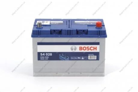 Акумулятор Bosch 12В/95Аг/830А/20,23кг BOSCH 0092S40280