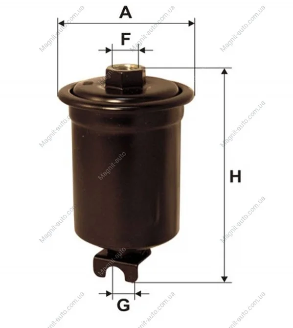 Фільтр топл. MITSUBISHI GALANT /PP895 (пр-во WIX-Filtron) WIX FILTERS WF8092 (фото 1)
