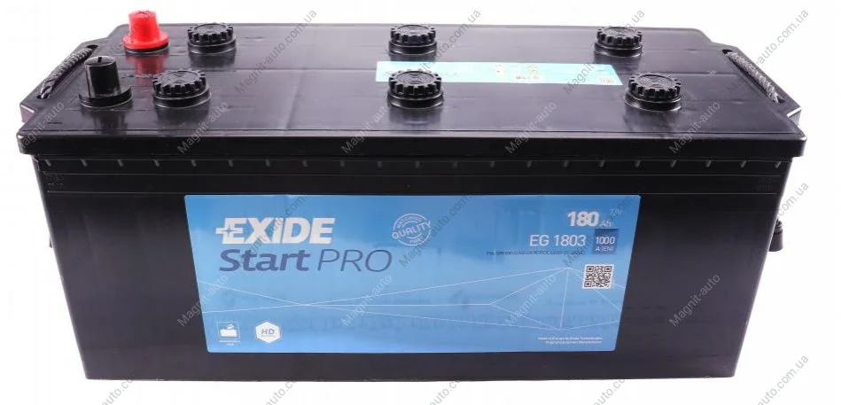 Стартерна батарея (акумулятор) EXIDE EG1803 (фото 1)