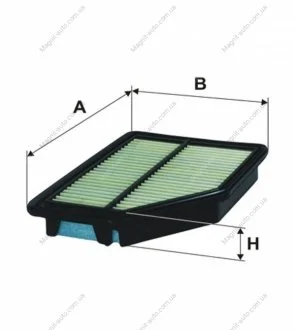 Фільтр повітряний, 2.0 Honda CR-V 07- WIX FILTERS WA9586