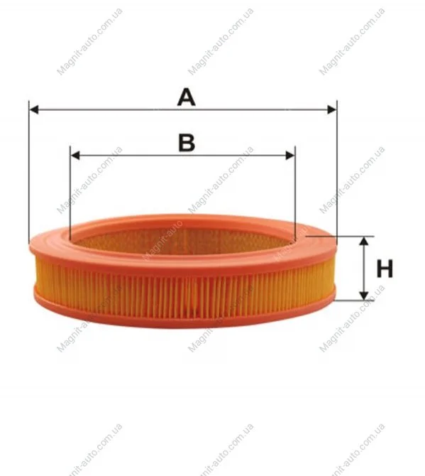Фильтр воздушный NISSAN SUNNY /AR239 (произ-во WIX-FILTERS) WIX FILTERS WA6423 (фото 1)