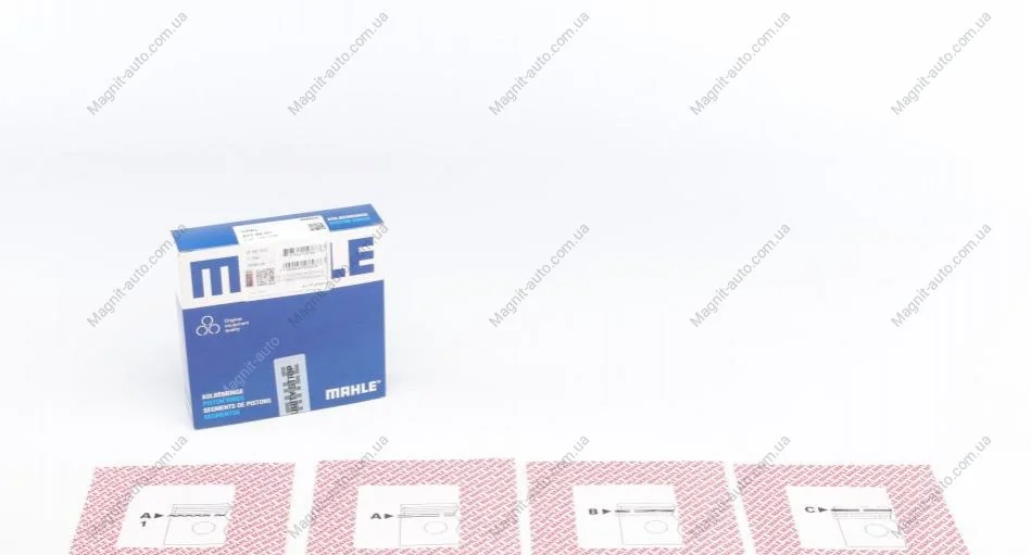Комплект поршневих кілець Mahle OPEL MAHLE / KNECHT 011 58 N1 (фото 1)