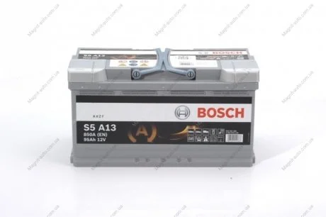 Аккумулятор 95Ah-12v AGM (S5A13) (353x175x190),R,EN850 BOSCH 0092S5A130