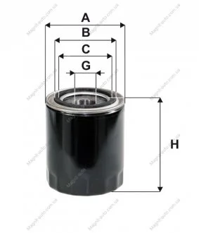 Фильтр масляный KIA PREGIO /OP632/4 (пр-во WIX-Filtron) WIX FILTERS WL7409