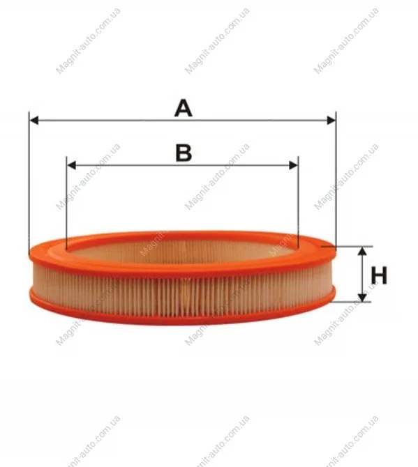 Фільтр повітряний HONDA CIVIC /AR278 (вироб-во WIX-FILTERS) WIX FILTERS WA6458 (фото 1)