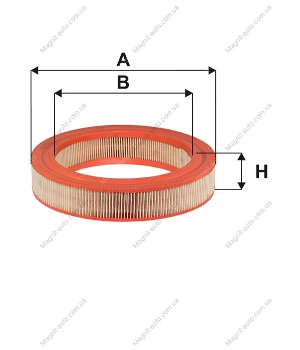 Фильтр воздушный OPEL ASCONA /AR203 (пр-во WIX-Filtron) WIX FILTERS WA6385 (фото 1)